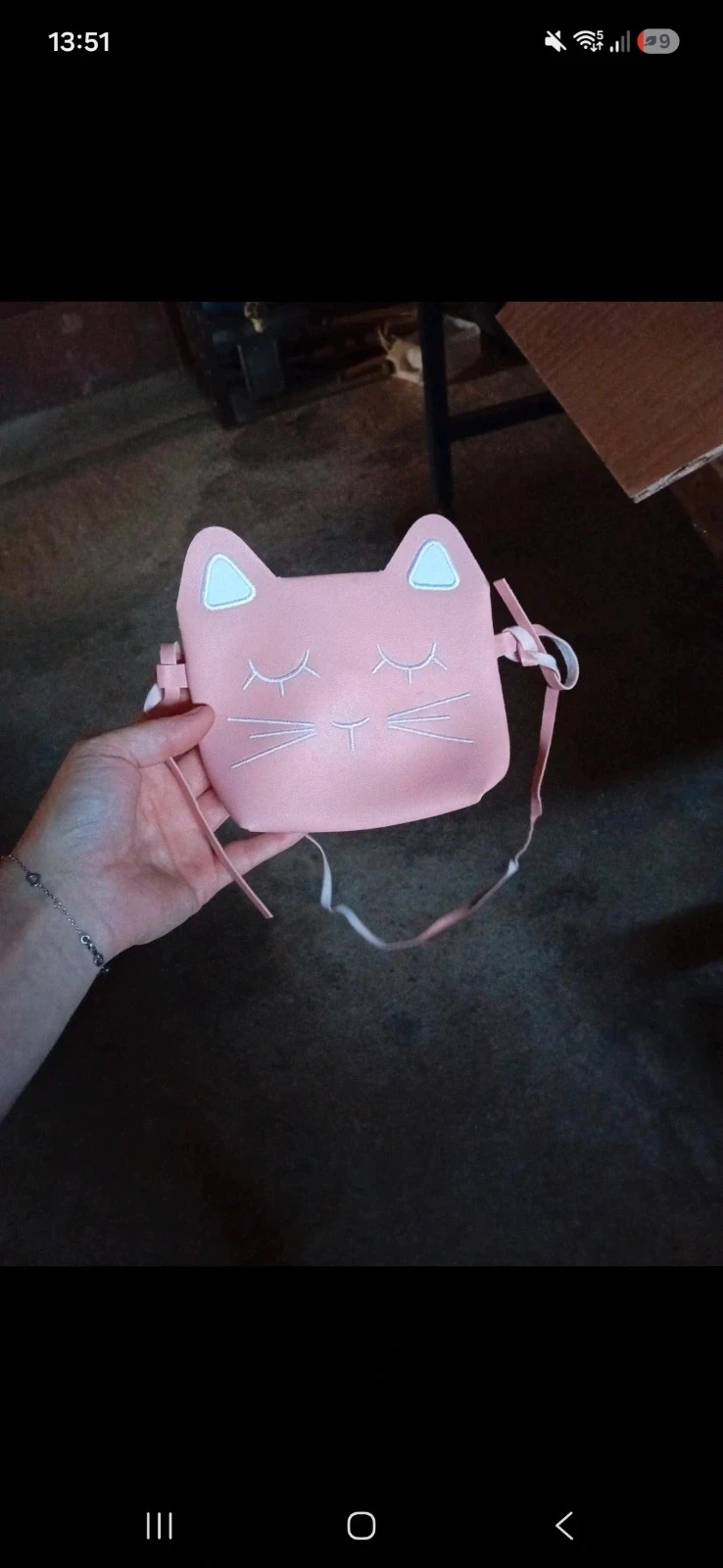 Sac petite fille chat